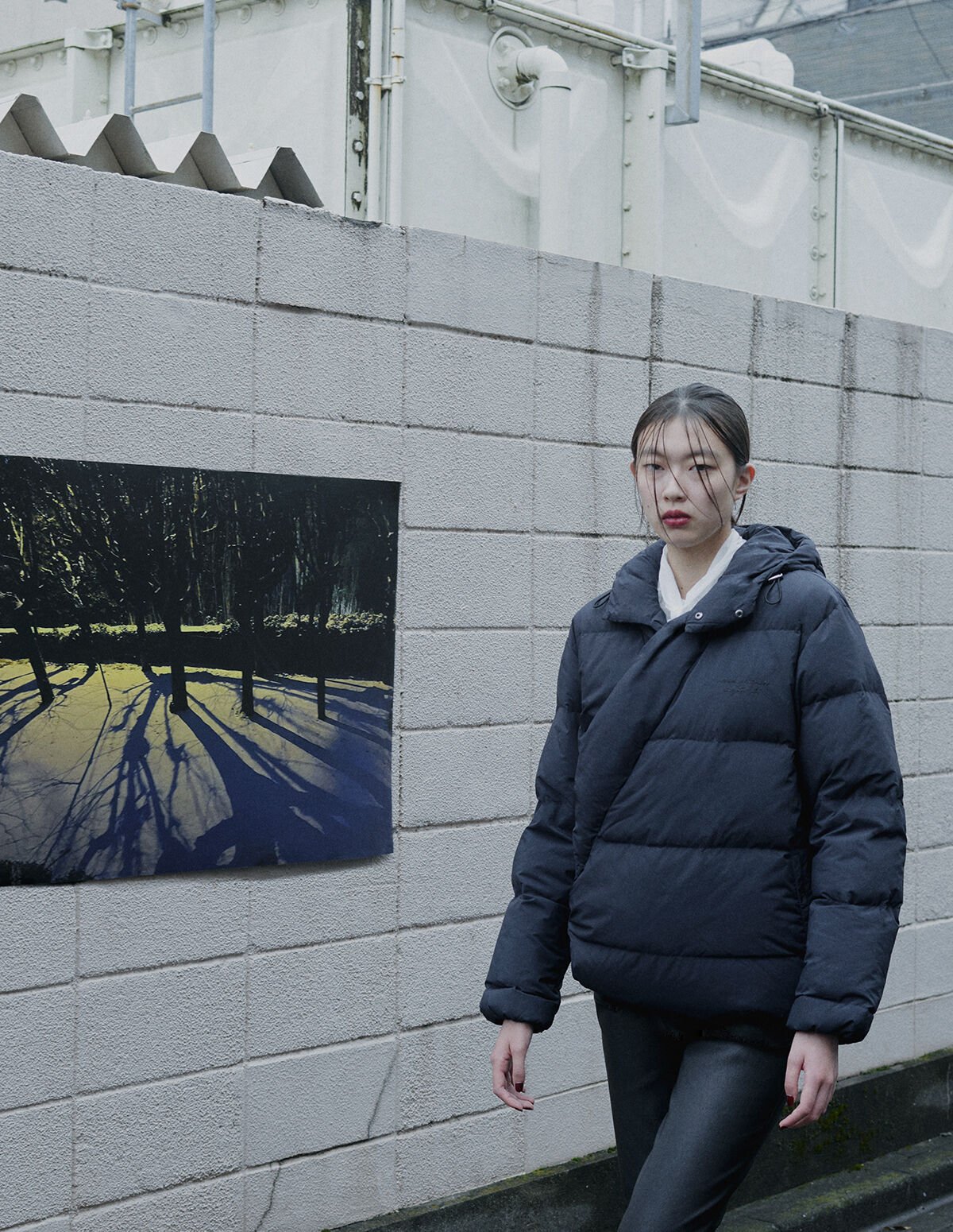 doudoune Mila noire croisée